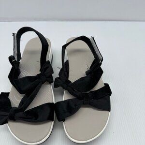 Women's Flat Orthopedic Arch Support Reduces Pain Comfy Sandal Black